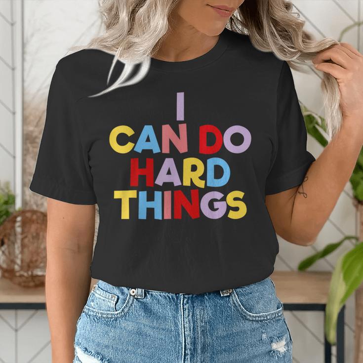 I Can Do Hard Things Teacher Inspiration Do Hard Things Women's T-Shirt, funny gift