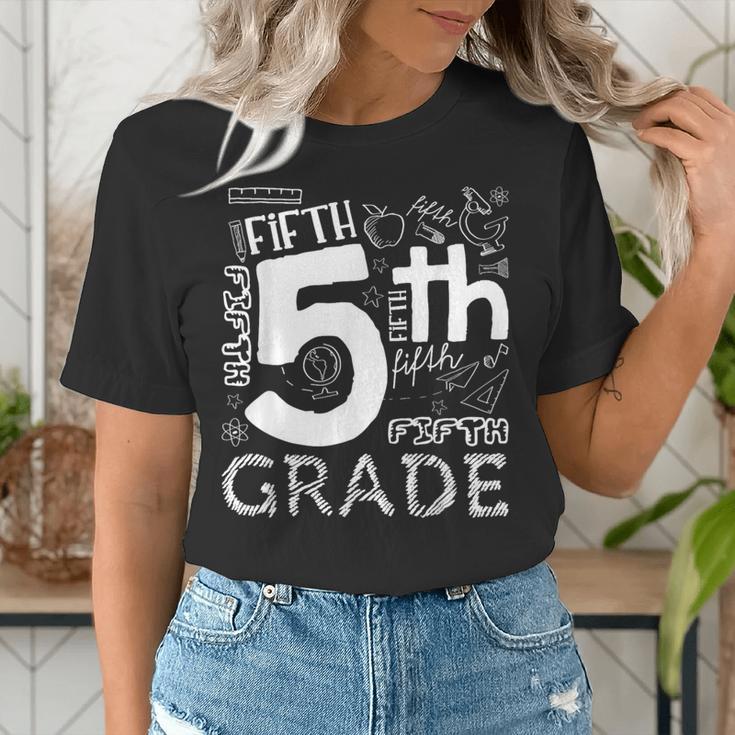 Hello 5th Grade Here I Come Teacher Fifth Grade Boys Girls Women's T-Shirt, funny gift