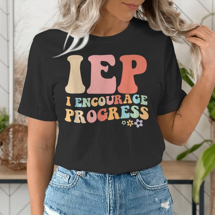 IEP I Encourage Progress Special Education Teacher Graphics Women's T-Shirt, funny gift IEP I Encourage Progress Special Education Teacher Graphics Women's T-Shirt, funny gift