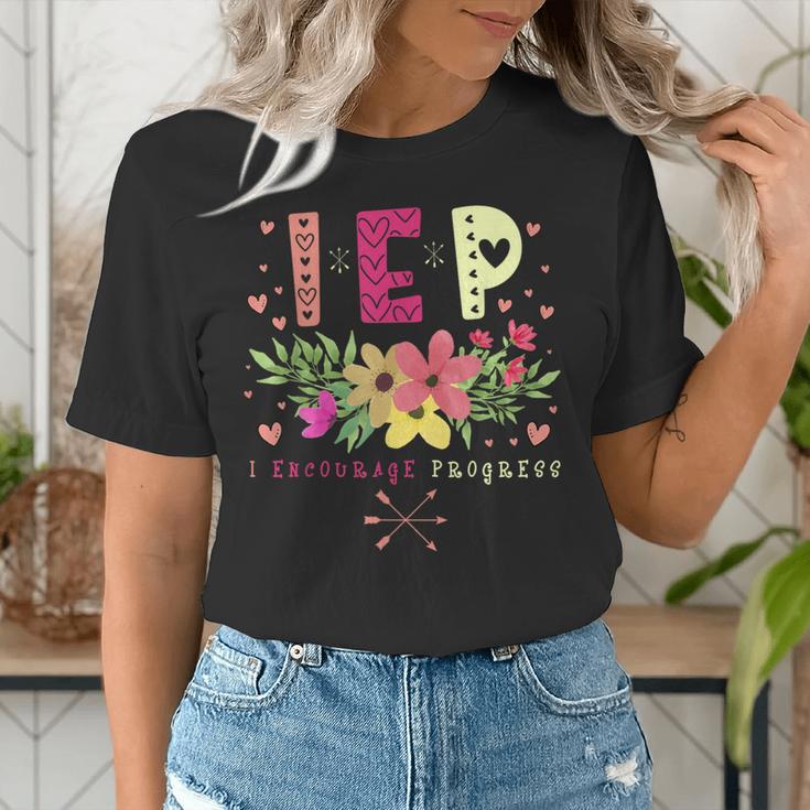 IEP I Encourage Progress Teacher Special Education Men Women Women's T-Shirt, funny gift IEP I Encourage Progress Teacher Special Education Men Women Women's T-Shirt, funny gift