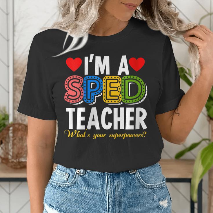 I'm A SPED Teacher Special Education Teacher Women's T-Shirt, funny gift I'm A SPED Teacher Special Education Teacher Women's T-Shirt, funny gift