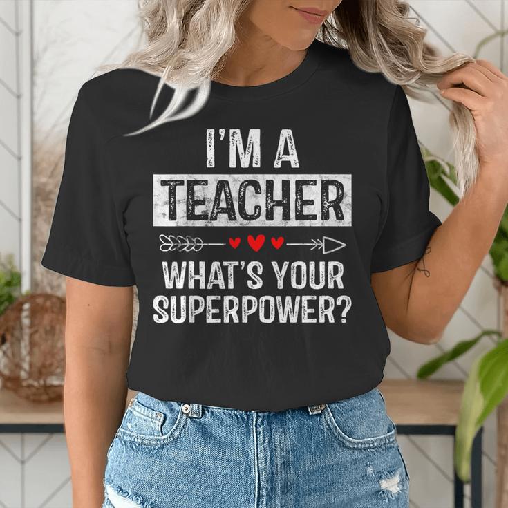 I'm A Teacher What's Your Superpower Women's T-Shirt, funny gift I'm A Teacher What's Your Superpower Women's T-Shirt, funny gift