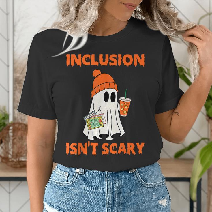 Inclusion Isn't Scary Shirt Halloween SLP Sped Teacher Women's T-Shirt, funny gift