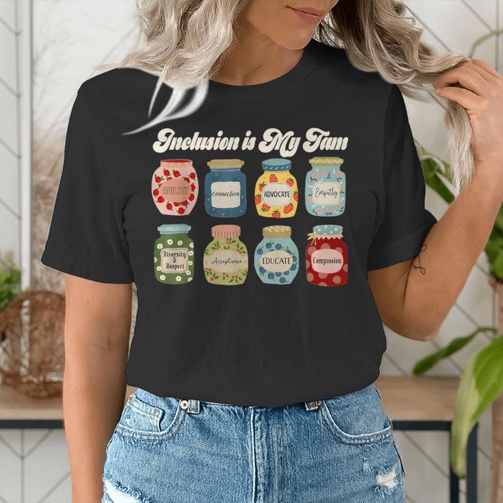 Inclusion Is My Jam Neurodiversity Special Education Teacher Women's T-Shirt, funny gift