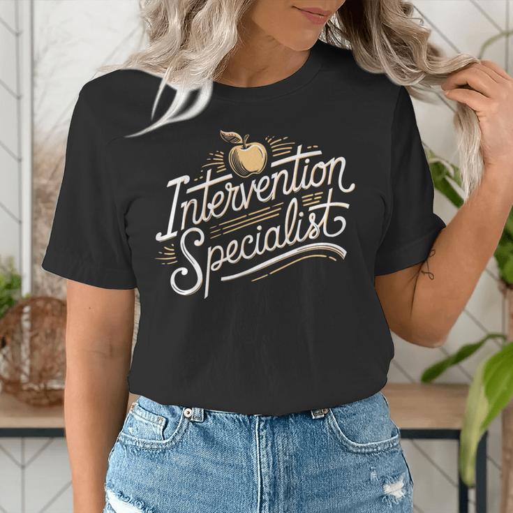 Intervention Teacher Intervention Specialist Women's T-Shirt, funny gift Intervention Teacher Intervention Specialist Women's T-Shirt, funny gift