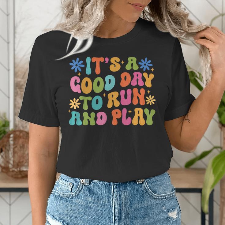 Its A Good Day To Run And Play PE Teacher Physical Education Women's T-Shirt, Pe Teacher Shirts, funny gift Its A Good Day To Run And Play PE Teacher Physical Education Women's T-Shirt, Pe Teacher Shirts, funny gift