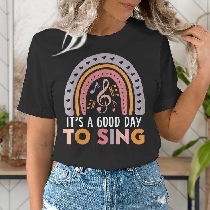 It's A Good Day To Sing Back To School Music Teacher Women's T-Shirt, funny gift
