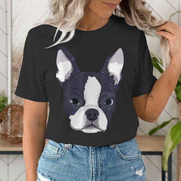 Kids Boston Terrier Dog For Women And Girls Women's T-Shirt, funny gift