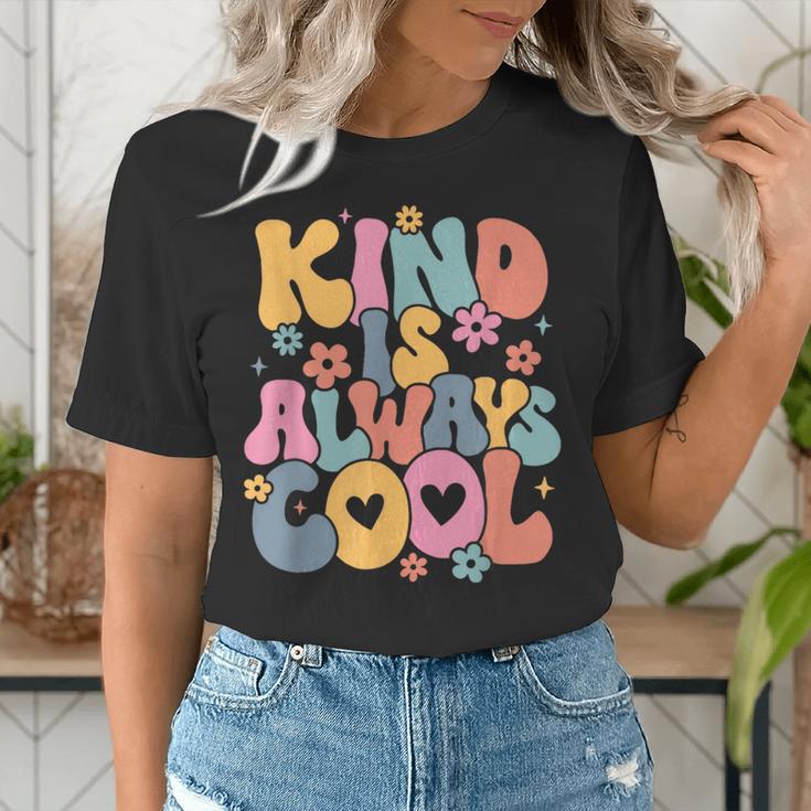 Kind Is Always Cool Groovy Teacher Be Kind Kindness Matters Women's T-Shirt, Groovy Teacher Shirts, funny gift Kind Is Always Cool Groovy Teacher Be Kind Kindness Matters Women's T-Shirt, Groovy Teacher Shirts, funny gift