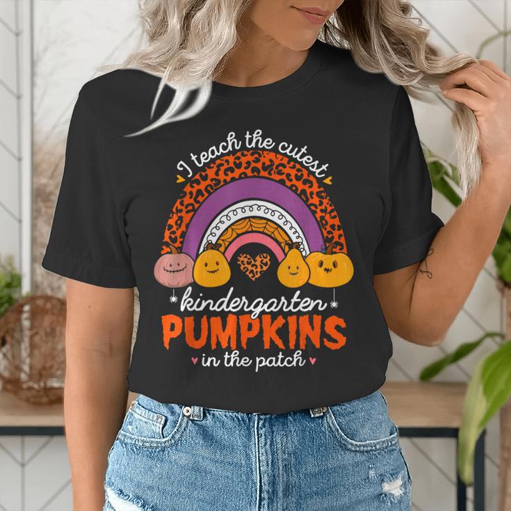 Kindergarten Teacher Pumpkin Patch Cute Women's T-Shirt, funny gift Kindergarten Teacher Pumpkin Patch Cute Women's T-Shirt, funny gift