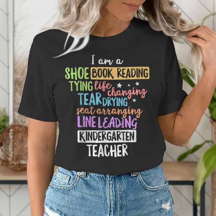 I Am A Kindergarten Teacher Shirt Creative Women's T-Shirt, funny gift