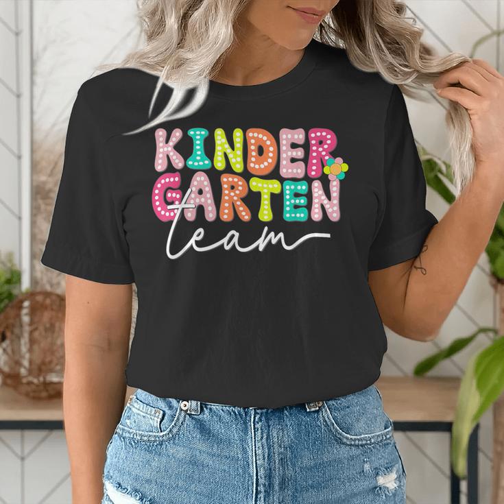 Kindergarten Team Teacher Back To School Kindergarten Squad Women's T-Shirt, funny gift Kindergarten Team Teacher Back To School Kindergarten Squad Women's T-Shirt, funny gift