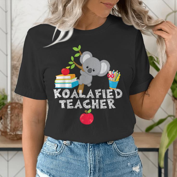 Koalafied Teacher Proud School Teacher Koala Cute T-Shirt Women's T-Shirt, funny gift