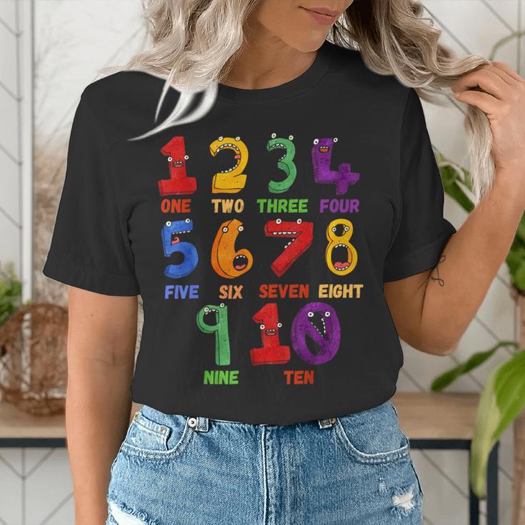 Learning Math Numbers Counting Back To School Teacher For Men Women Girls Kids Women's T-Shirt, funny gift Learning Math Numbers Counting Back To School Teacher For Men Women Girls Kids Women's T-Shirt, funny gift
