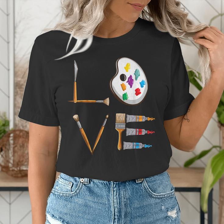 Love Art For Artist Art Teacher Women's T-Shirt, funny gift Love Art For Artist Art Teacher Women's T-Shirt, funny gift