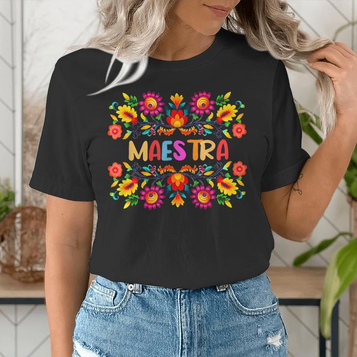 Maestra Cinco De Mayo Spanish Mexican Teacher Women's T-Shirt, funny gift Maestra Cinco De Mayo Spanish Mexican Teacher Women's T-Shirt, funny gift