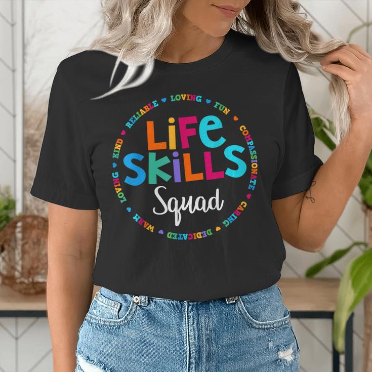 Matching Life Skills Squad Teacher Special Ed SPED Team Crew Women's T-Shirt, funny gift Matching Life Skills Squad Teacher Special Ed SPED Team Crew Women's T-Shirt, funny gift