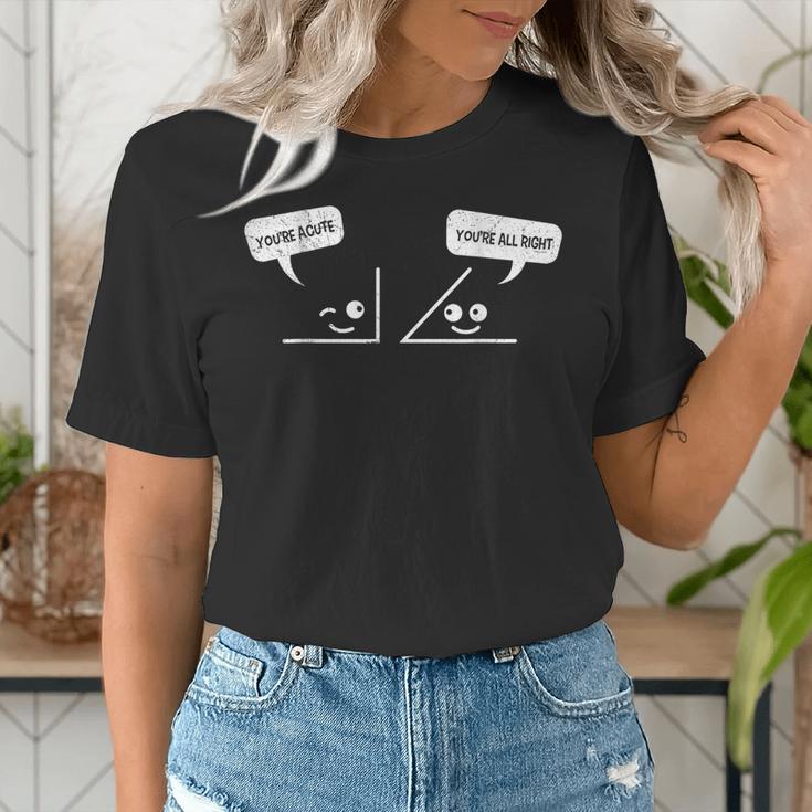 Math Saying You Are Acute Algebra Maths Teacher For Men Women Women's T-Shirt, funny gift Math Saying You Are Acute Algebra Maths Teacher For Men Women Women's T-Shirt, funny gift