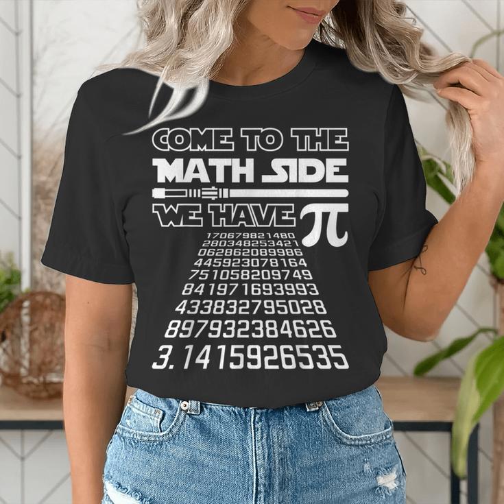 Come To The Math Side We Have Pie Shirt Pi Day Teacher Women's T-Shirt, funny gift Come To The Math Side We Have Pie Shirt Pi Day Teacher Women's T-Shirt, funny gift