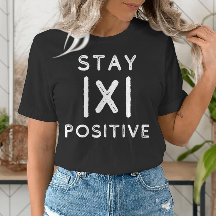 Math Teacher Appreciation Stay Positive Absolute Value Women's T-Shirt, funny gift Math Teacher Appreciation Stay Positive Absolute Value Women's T-Shirt, funny gift
