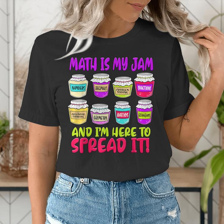 Math Teacher My Jam Here To Spread Mathematics Humor Women's T-Shirt, funny gift Math Teacher My Jam Here To Spread Mathematics Humor Women's T-Shirt, funny gift