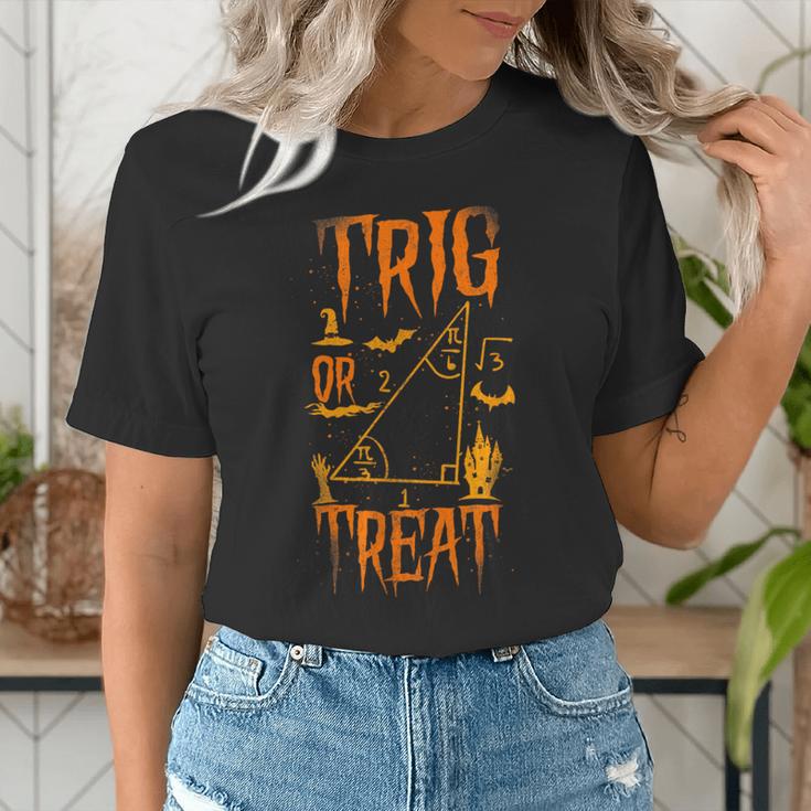 Math Teacher Nerd Student Halloween Trig Or Treat Women's T-Shirt, funny gift Math Teacher Nerd Student Halloween Trig Or Treat Women's T-Shirt, funny gift