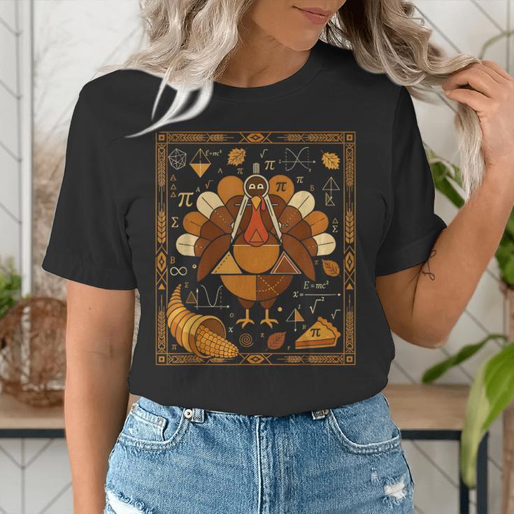 Math Turkey Teacher Thanksgiving Geometric Pi Equation Women's T-Shirt, funny gift Math Turkey Teacher Thanksgiving Geometric Pi Equation Women's T-Shirt, funny gift