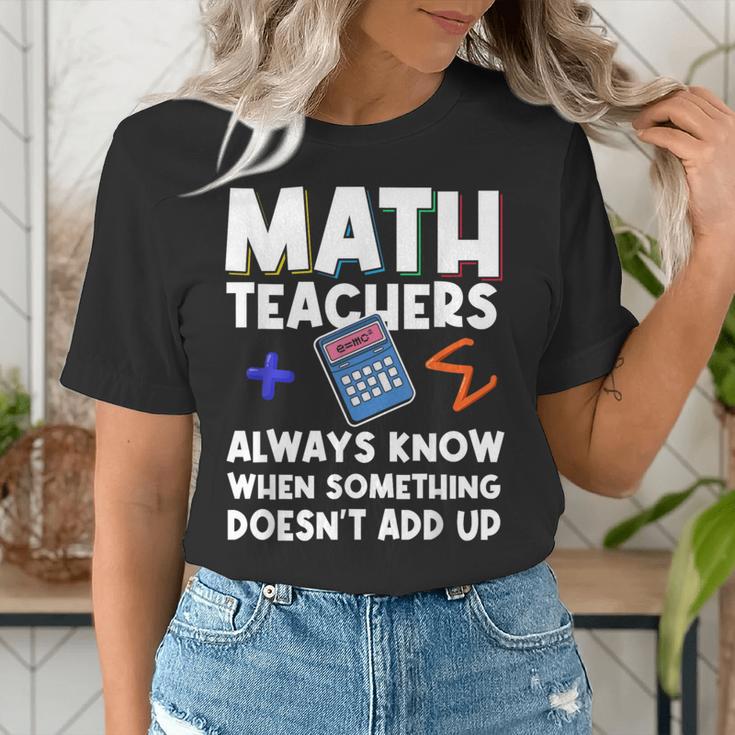 Mathematics Teachers Math Teacher For Men Women Women's T-Shirt, funny gift Mathematics Teachers Math Teacher For Men Women Women's T-Shirt, funny gift