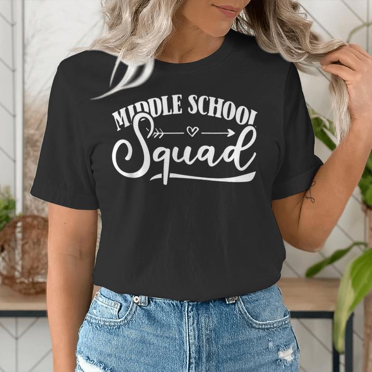 Middle School Squad Teacher Women's T-Shirt, funny gift Middle School Squad Teacher Women's T-Shirt, funny gift
