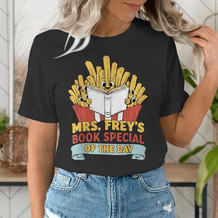 Mrs Frey Book Special Reading Elementary Teacher Women's T-Shirt, funny gift Mrs Frey Book Special Reading Elementary Teacher Women's T-Shirt, funny gift