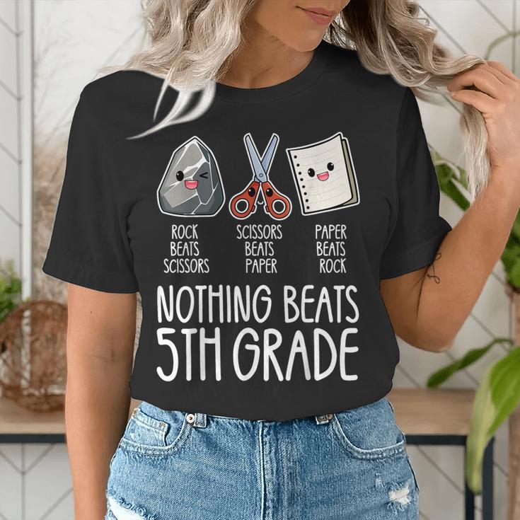 Nothing Beats 5th Grade Back To School Kids Teachers Women's T-Shirt, funny gift