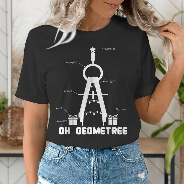 Oh Geometree Math Teacher Geometry Christmas Tree For Men Women Kids Women's T-Shirt, funny gift Oh Geometree Math Teacher Geometry Christmas Tree For Men Women Kids Women's T-Shirt, funny gift