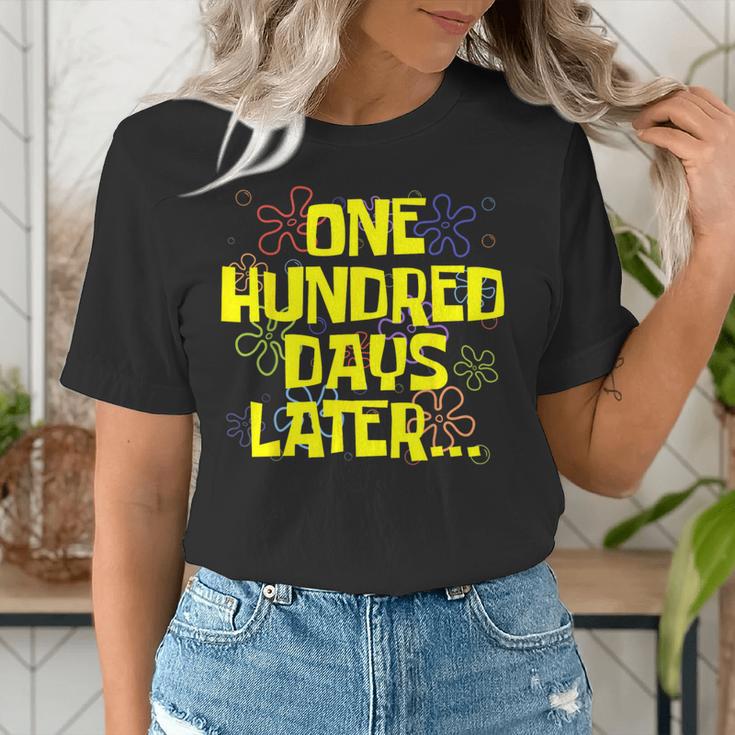 One Hundred Days Later 100th Day Of School Teacher Student Women's T-Shirt, funny gift One Hundred Days Later 100th Day Of School Teacher Student Women's T-Shirt, funny gift