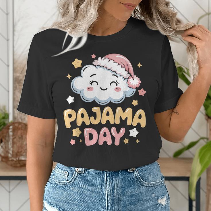 Pajama Day School Spirit Week Fun Cloud Teacher Women's T-Shirt, funny gift