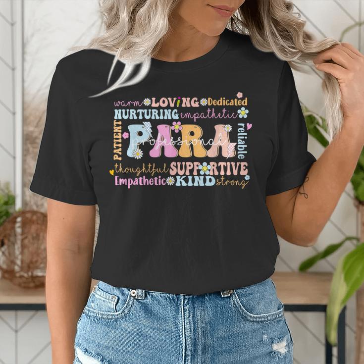 Paraprofessional Back To School Paraeducator Para Teacher Women's T-Shirt, funny gift