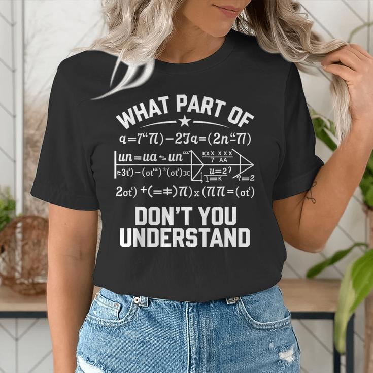 What Part Of Don't You Understand Math Teacher Women's T-Shirt, funny gift What Part Of Don't You Understand Math Teacher Women's T-Shirt, funny gift