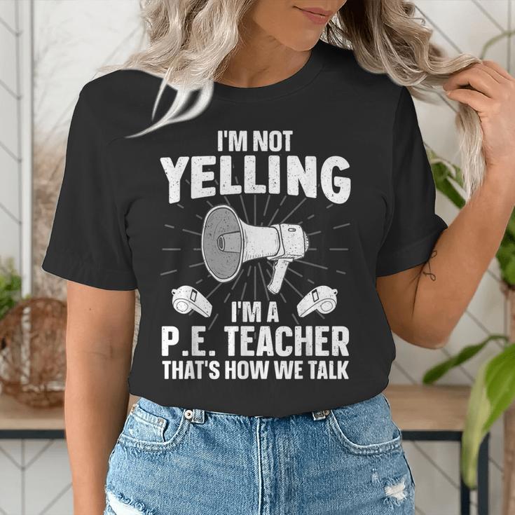 PE Teacher Art For Men Women Gym Teacher Physical Education Women's T-Shirt, Pe Teacher Shirts, funny gift
