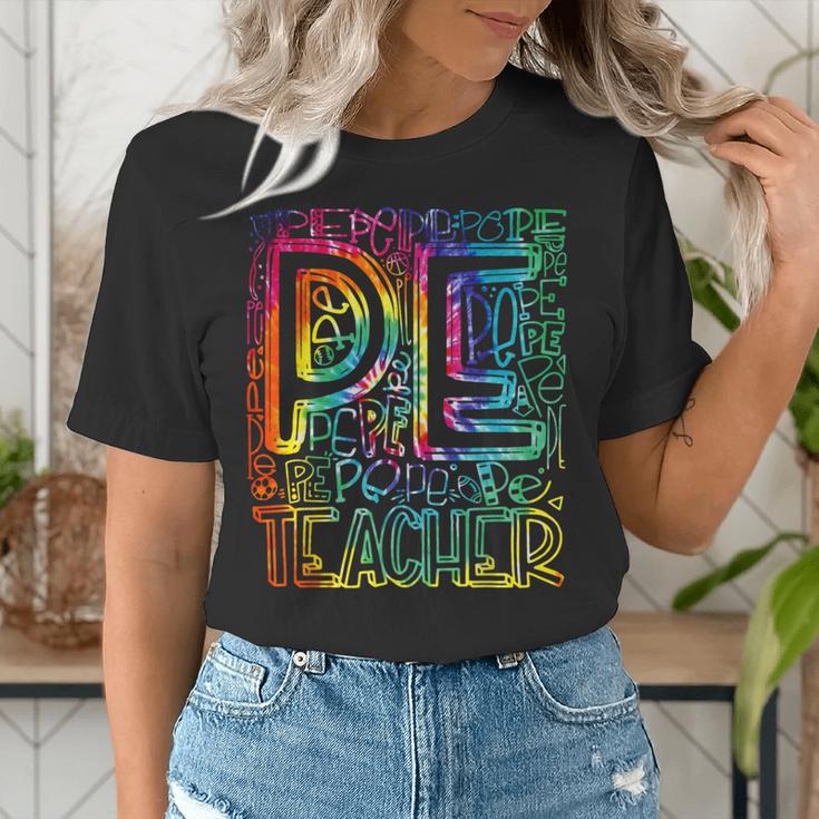 PE Teacher Phys Ed Tie Dye Physical Education Appreciation Women's T-Shirt, Pe Teacher Shirts, funny gift PE Teacher Phys Ed Tie Dye Physical Education Appreciation Women's T-Shirt, Pe Teacher Shirts, funny gift