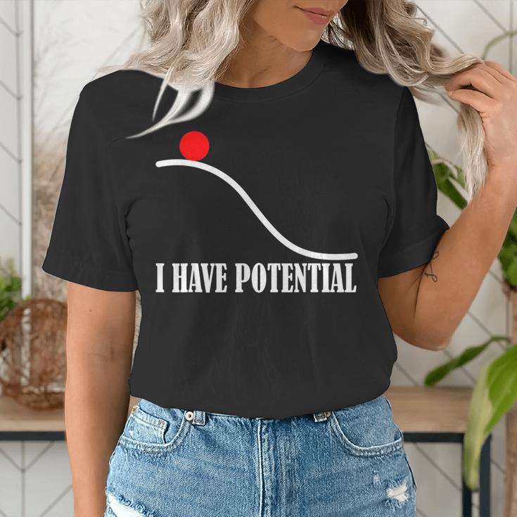 Physics I Have Potential Energy Physics Teacher Women's T-Shirt, funny gift Physics I Have Potential Energy Physics Teacher Women's T-Shirt, funny gift