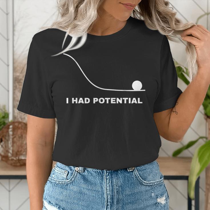 I Had Potential Physics Science Physics Teachers Students Women's T-Shirt, Science Teacher Shirts, funny gift
