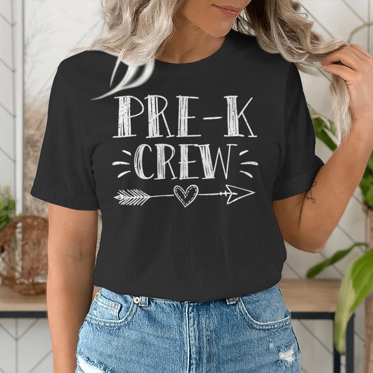 Pre-K Crew 1st Day Of School Pre-K Teacher Team Women's T-Shirt, funny gift Pre-K Crew 1st Day Of School Pre-K Teacher Team Women's T-Shirt, funny gift