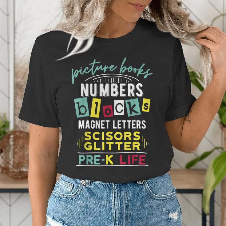 Pre-K Life Preschool Teacher Tees Men Women T-Shirt Women's T-Shirt, funny gift