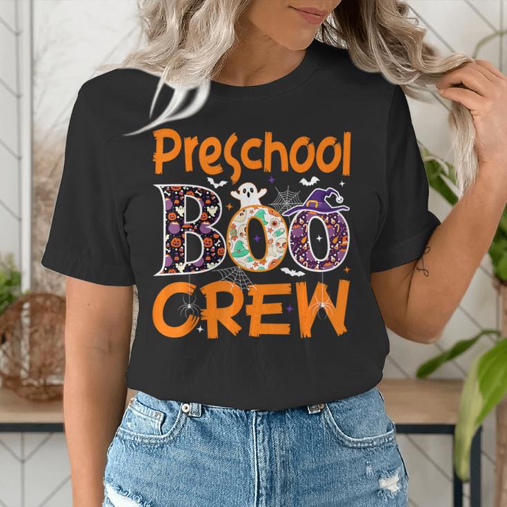 Preschool Boo Crew Preschool Halloween Teacher Women's T-Shirt, funny gift Preschool Boo Crew Preschool Halloween Teacher Women's T-Shirt, funny gift
