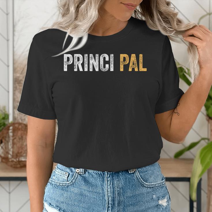 Principal School Teacher Friend Men Women Women's T-Shirt, funny gift