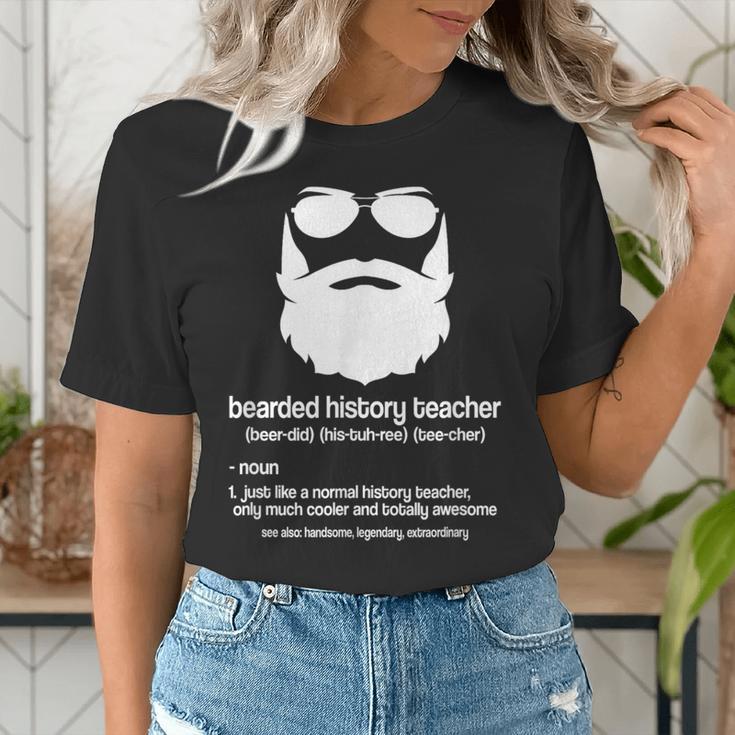 Professor Ancient Teaching Education Bearded History Teacher Women's T-Shirt, History Teacher Shirts, funny gift