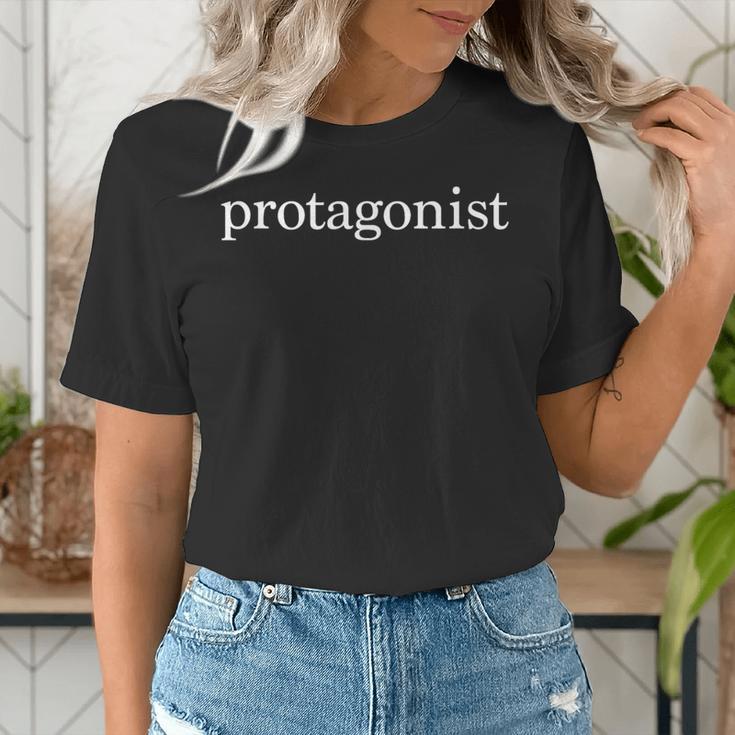 Protagonist Shirt For English Majors English Teachers Women's T-Shirt, English Teacher Shirts, funny gift Protagonist Shirt For English Majors English Teachers Women's T-Shirt, English Teacher Shirts, funny gift