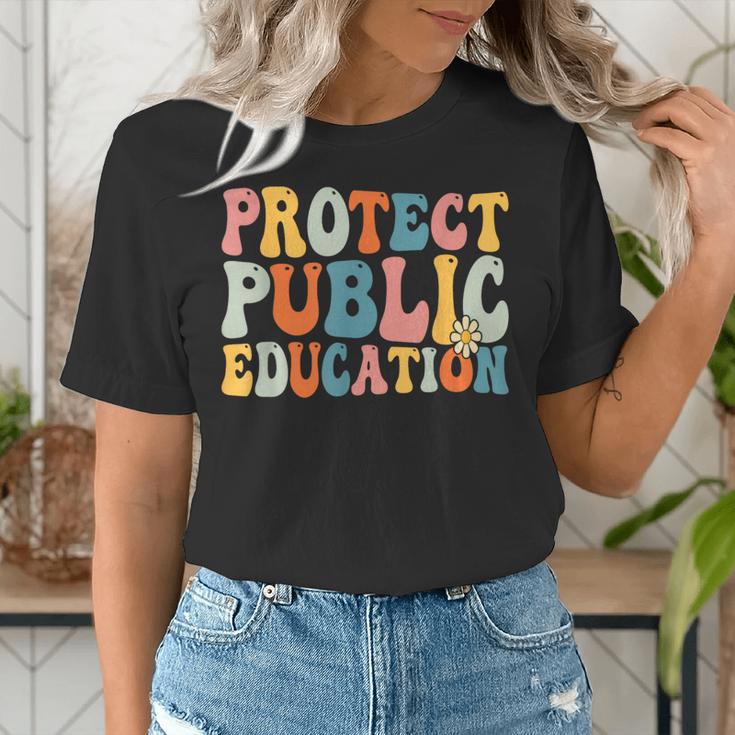 Protect Public Education Public Teacher School Women's T-Shirt, funny gift