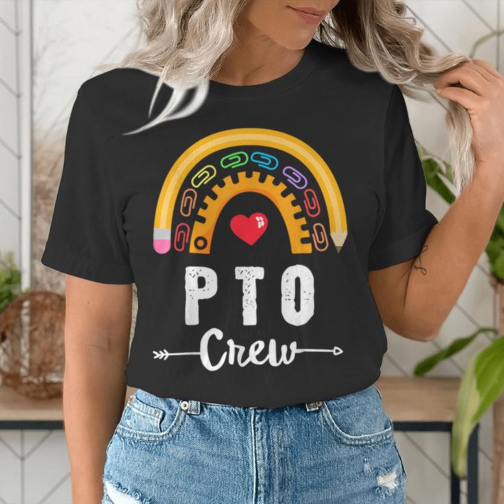 PTO Crew Parent School Volunteer Board Mom Parent Teacher Women's T-Shirt, funny gift PTO Crew Parent School Volunteer Board Mom Parent Teacher Women's T-Shirt, funny gift
