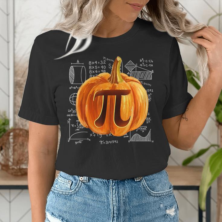 Pumpkin Pie Halloween Thanksgiving Math Teacher Pi Day Women's T-Shirt, funny gift Pumpkin Pie Halloween Thanksgiving Math Teacher Pi Day Women's T-Shirt, funny gift