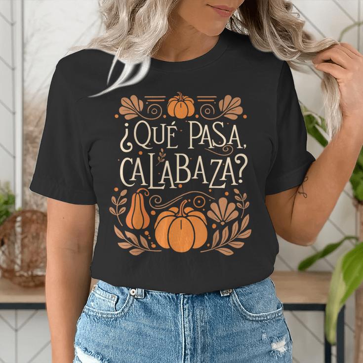 Que Pasa Calabaza Shirt Spanish Teacher Women's T-Shirt, funny gift